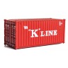 949-8073 HO 20' Corr.Side Container K Line