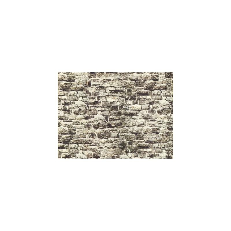 HO/TT Mauerplatte Granit 64x15 cm