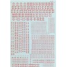 460-70015 N Alphabets - extended roman - red