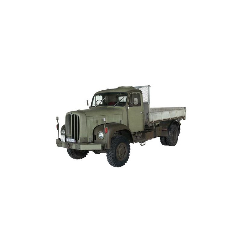 O 1:43 Berna 2VM Militärlastwagen Kipper 4x4