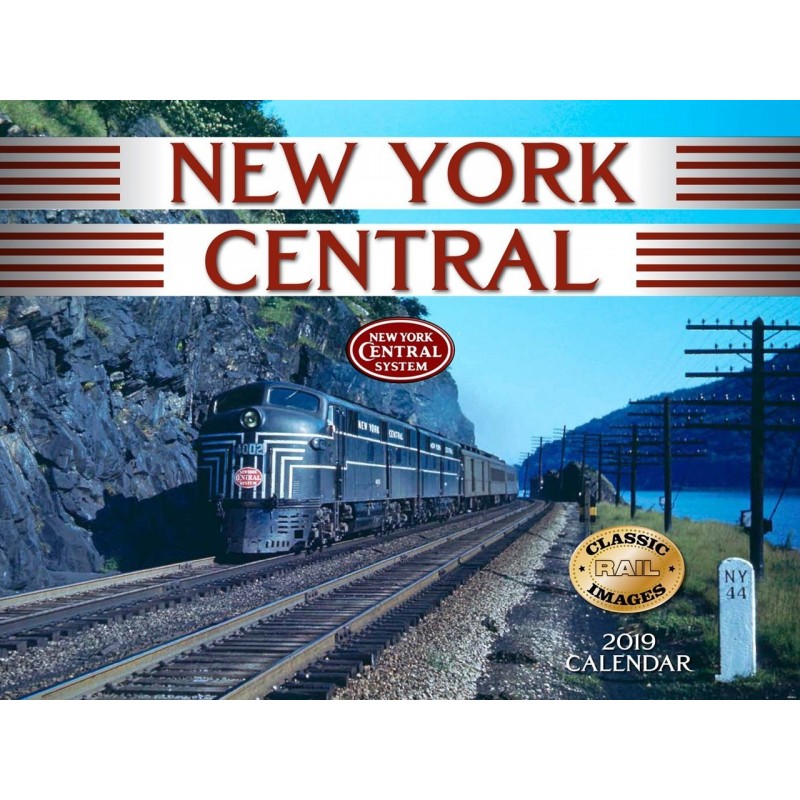 2019 New York Central Railroad Kalender