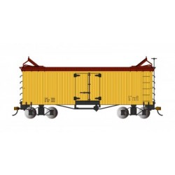 On30 Reefer data only, yellow - brown roof_49857