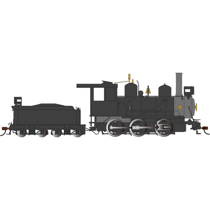 On30  0-6-0 Steam painted unlettered black