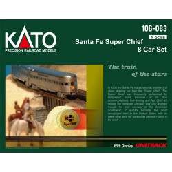 N Santa Fe Super Chief 8-Car Set Interior Lightnin