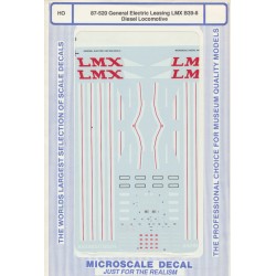 HO General Electric Leasing LMX B39-8