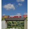 HO 70' Single-Track Railroad Through Girder Bridge
