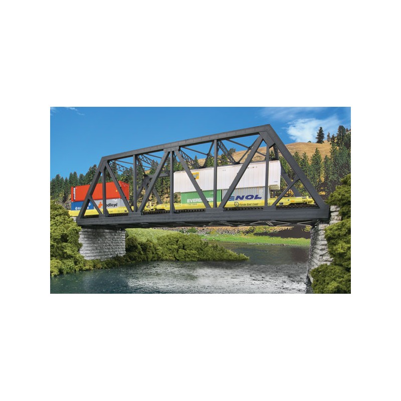 HO Modernized dbl-Track Railroad Truss Bridge