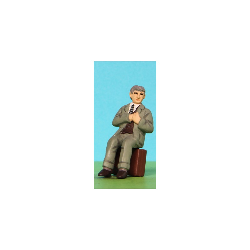 2301-A216 Sitting man reaching for his wallet