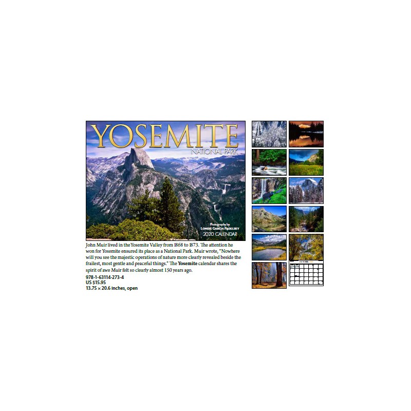 2020 Yosemite Kalender