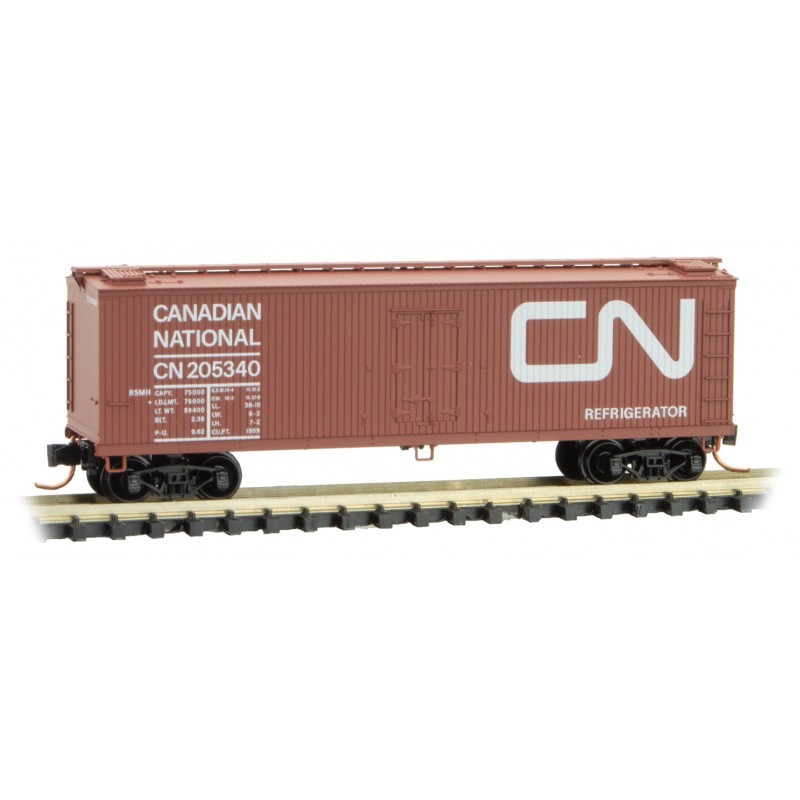 N 40' Double Sheathed wood reefer CN 205340