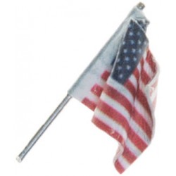 Wall-Mount U.S. Flag - Small - 1/2 1.25cm