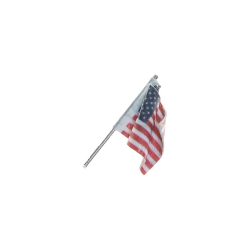 Wall-Mount U.S. Flag - Medium 1-3/8 3.4cm