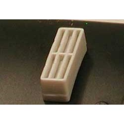 HO Diesel Exhaust Stack Square 2 Plastic