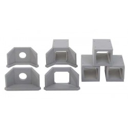 HO Concrete Culverts kit 3.8 x 1.2 x 2cm