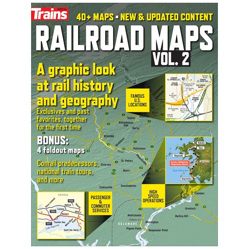 Trains Special Railroad Maps Vol. 2