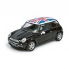 O 1/43 Mini Cooper schwarz mit UK flag_61955