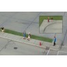 HO Concrete Curbs and Sidewalks kit 28