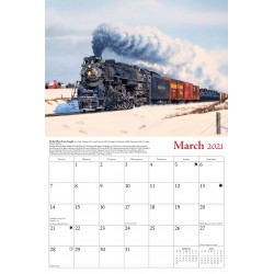 2021 Great Trains Kalender