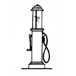HO Gasoline Pump 1929 1 - Bausatz unbemalt