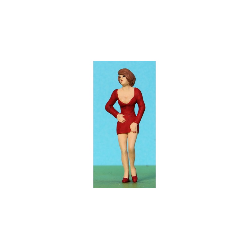2301-C28 Girl in Minikleid