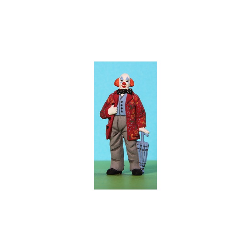2301-E51 Clown mit Schirm