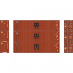 N 40' High-Cube Container MSC / Florens (3) Set 2_66344