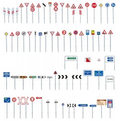 HO Schweizer Verkehrsschilder - Set III