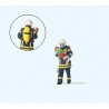 HO Feuerwehrmann mit Kind rettend 1