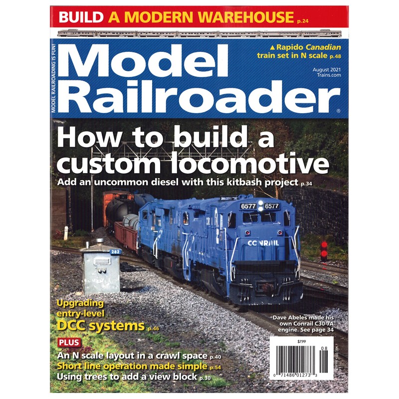 Model Railroader August 2021