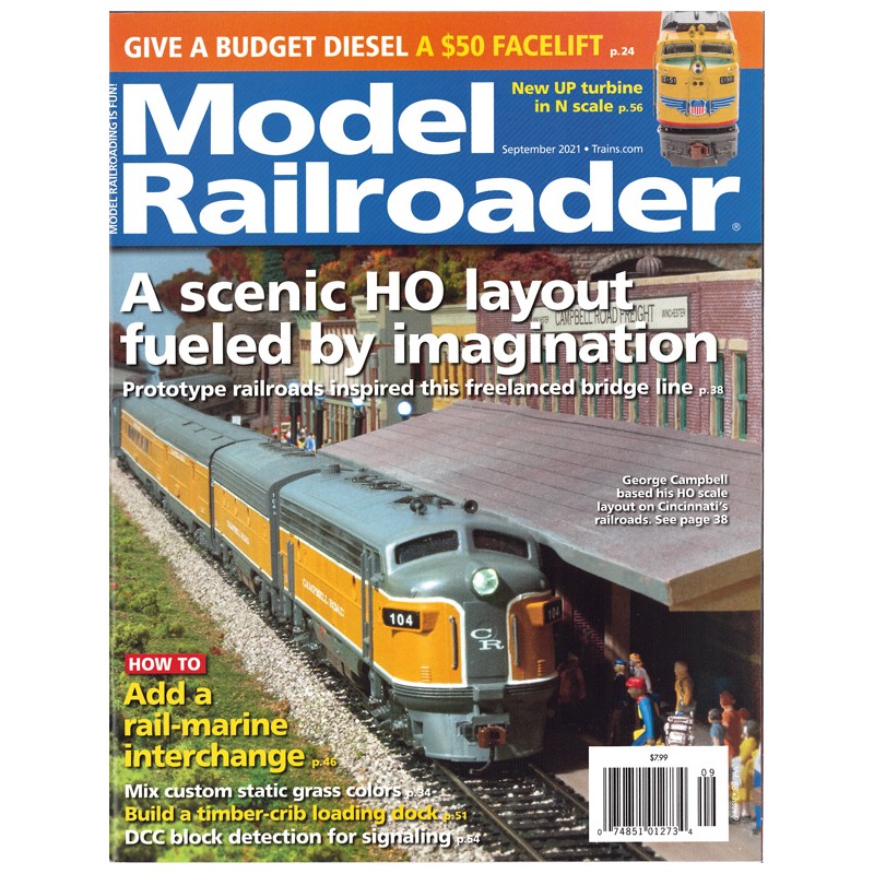 Model Railroader September 2021