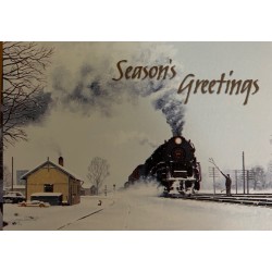 6003-5246 X-mas Card Indiana Winter on the PRR_72218