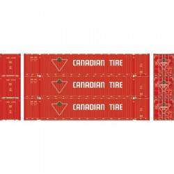HO 53' Jindo Container Canadian Tire (3-pack) Set_73204