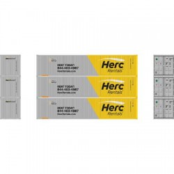 HO 40' low cube container (3)  Herc Rentals Set 1_75851