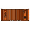 HO 20' Container Container (3) ITEL_78058