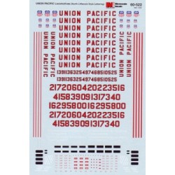 N Decal Union Pacific Diesels with North Little R