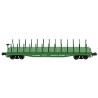 N 50' Flat Car with Stakes Wabash No 156