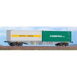 HO Containerwagen Typ Sngss 60 Ermewa Cogefrin/Be
