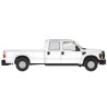 HO Ford F-350 Crew Cab Pick-up Truck white_80495