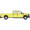 HO Ford F-350 Crew Cab Pick-up Truck yellow_80501