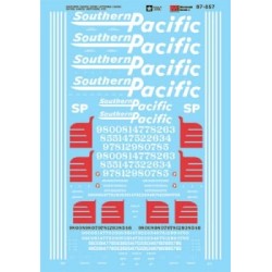N Decal Southern Pacific - Diesels Speed Letterin