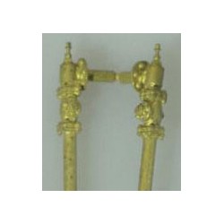O Boiler Check Valves w/Pipe Brass 1 Le 190-3056