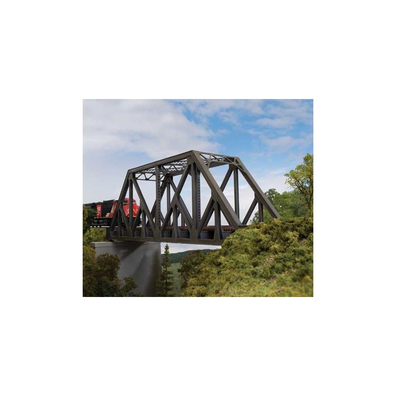 HO 97' Subdivided Warren Truss Bridge - Single-Tra