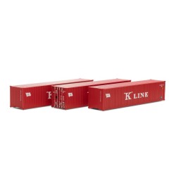HO 40' Low-Cube Container K-Line 3 Set 2